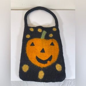 Seasons of cannon falls wool Halloween purse